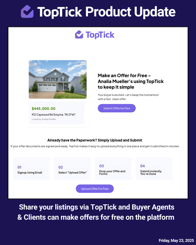 TopTick Product Update 05-23-2025