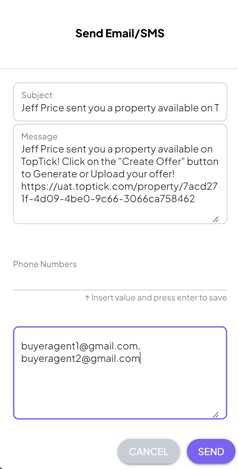 share offer toptick 
